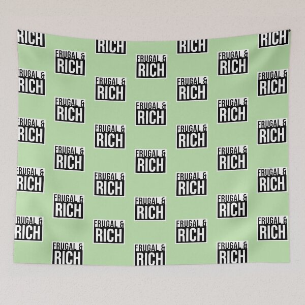 Item preview, Frugal and Rich designed and sold by MaplewoodMerch.