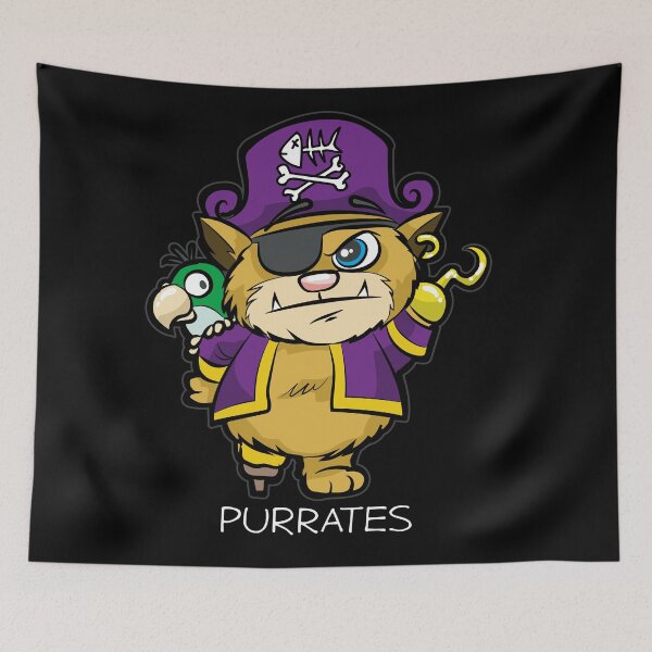 Item preview, PURRATES Pirate Cat Buccaneer Sea Robber Comic designed and sold by Moonpie90.