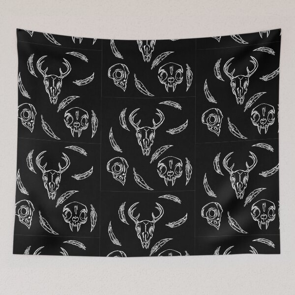 Item preview, Feathers & Fauna - WHITE designed and sold by Strange Familiar Art & Design.