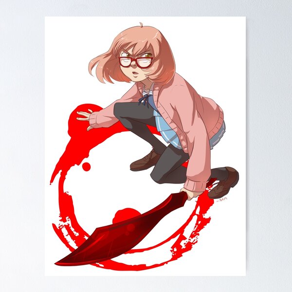  SV6407 Beyond the Boundary Mirai Kuriyama Kyoukai no Kanata  Anime Manga Art 24x18 Print POSTER: Posters & Prints