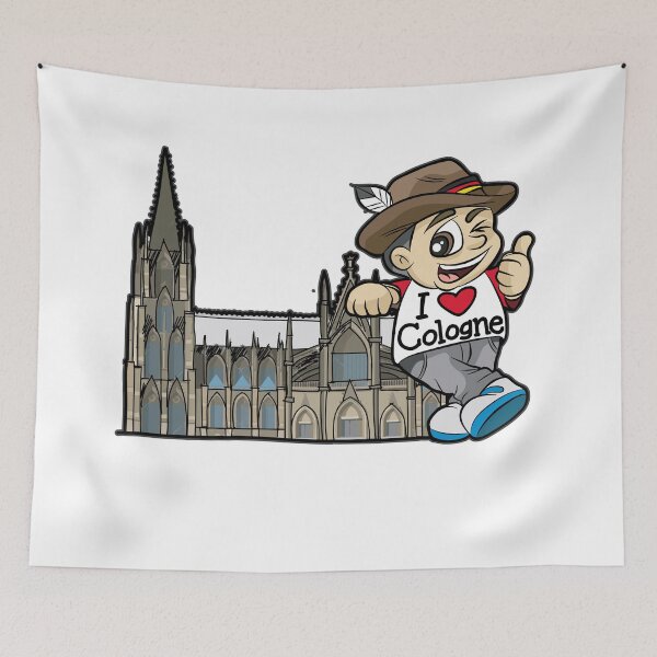 Item preview, I LOVE COLOGNE Cathedral Germany Rhine Church designed and sold by Moonpie90.