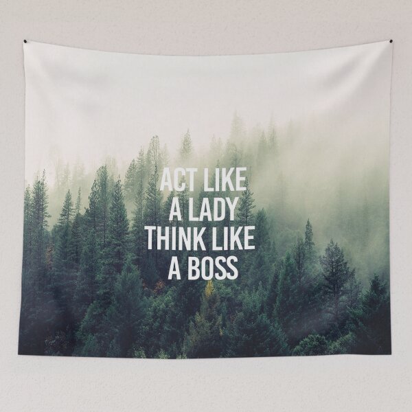 Item preview, Act Like A Lady Think Like A Boss designed and sold by lakegirldesignco.