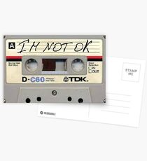 Ich bin nicht okay, Kassette Postkarten
