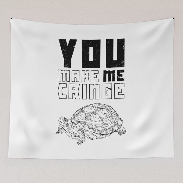 Item preview, You Make Me Cringe -Turtle (v2) designed and sold by BlueRockDesigns.