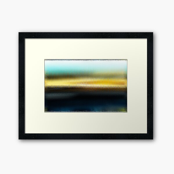The Beach Abstract Framed Art Print