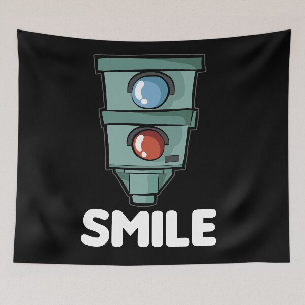Item preview, SMILE Speed Camera Speeding Speed Merchant designed and sold by Moonpie90.