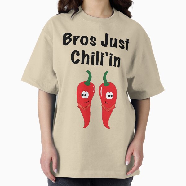 Vista previa del artículo con la obra «Bros Just Chili'in», diseñado y vendido por katelyngonos.