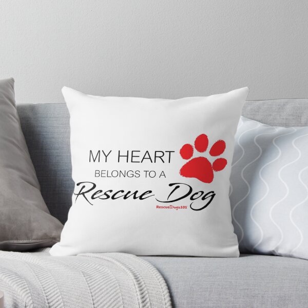 Item preview, My Heart Belongs to a Rescue Dog designed and sold by Rescue Dogs 101.