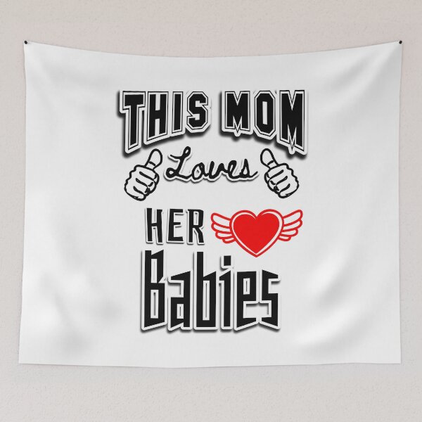 Artikelvorschau, Diese Mutter liebt ihre Babys | Muttertag entworfen und verkauft von PureCreations.