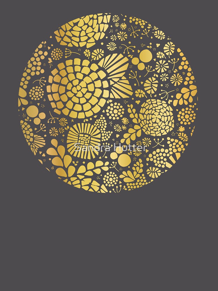 Thumbnail 6 von 6, Premium Oversized Pullover, Black Golden Tessellation designt und verkauft von SandraHutter.