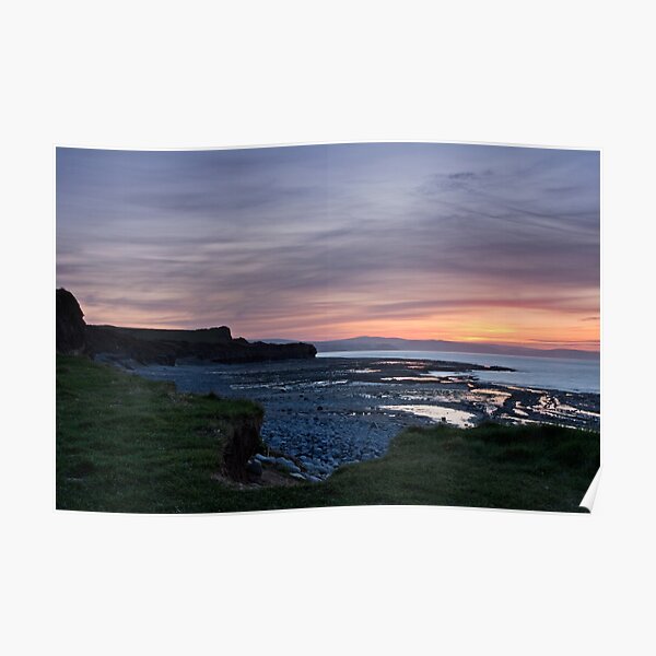 Post Sunset at Kilve Poster