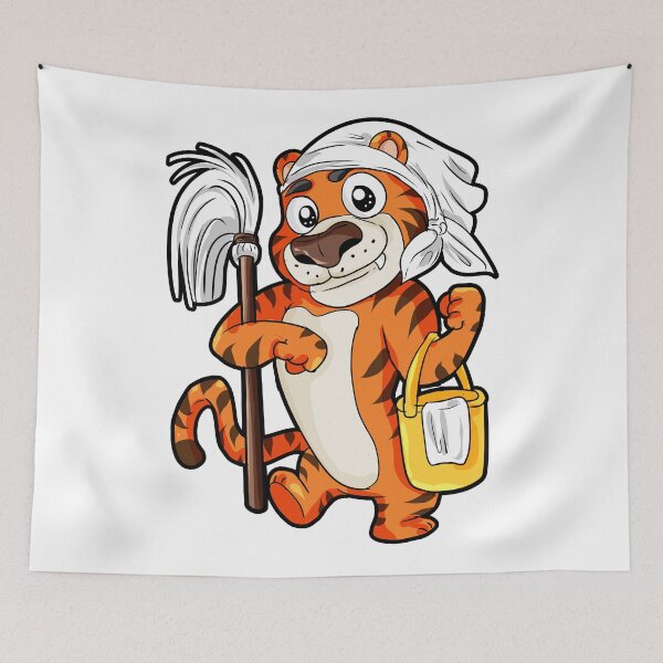 Item preview, Housework Housekeeping Chores Cleaning Tiger Gift designed and sold by Moonpie90.