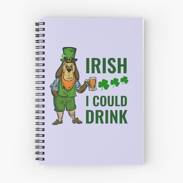 Item preview, St Patrick's Day - Irish Beer Gift - Irish I Could Drink - Dog Holding A Glass Of Beer - Drinker Gift Tee - Phones Cases And Other Gift designed and sold by MemWear.