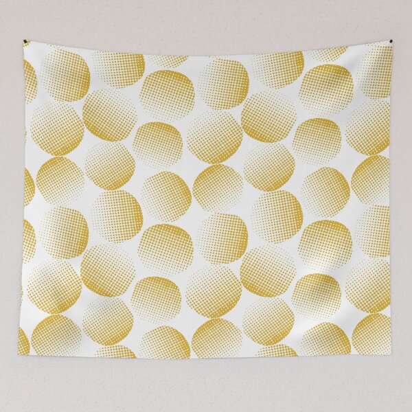 Item preview, Golden Dotted Circles designed and sold by Sandra Hutter.