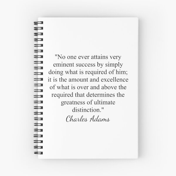 Item preview, Charles Adams Quote: The Amount of Excellence designed and sold by topower.