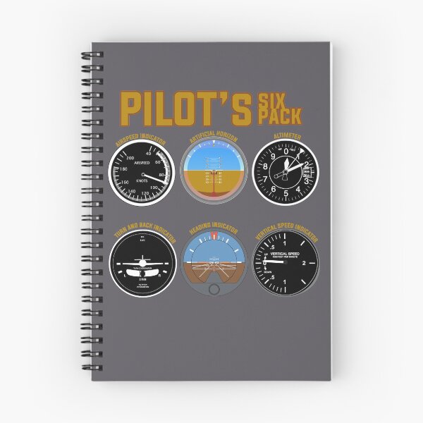 Item preview, Pilot's Six Pack Design | Flight Instruments Aviation Art designed and sold by melsens.