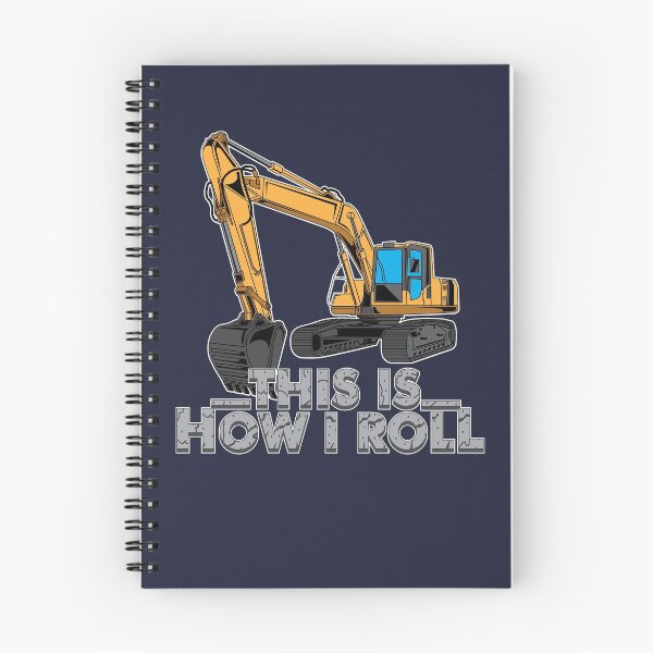 Item preview, This Is How I Roll Excavator Art | Toddler Boy Kids Art designed and sold by melsens.