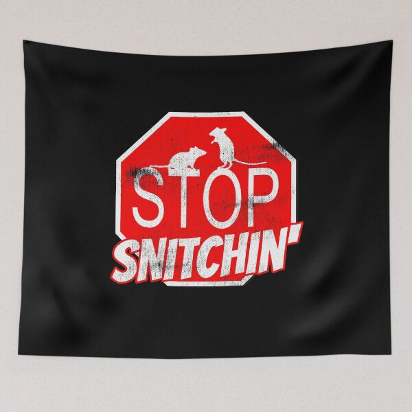 Item preview, Stop Snitchin designed and sold by wrestletoys.