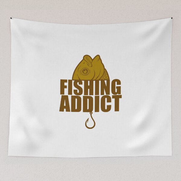 Item preview, Fishing Addict | Angler T-Shirt designed and sold by Rokahr-overland.