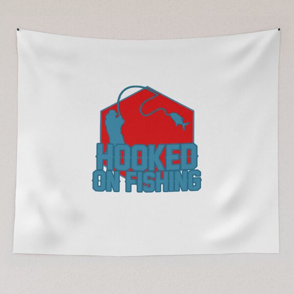 Item preview, Hooked on Fishing | Angler T-Shirt designed and sold by Rokahr-overland.