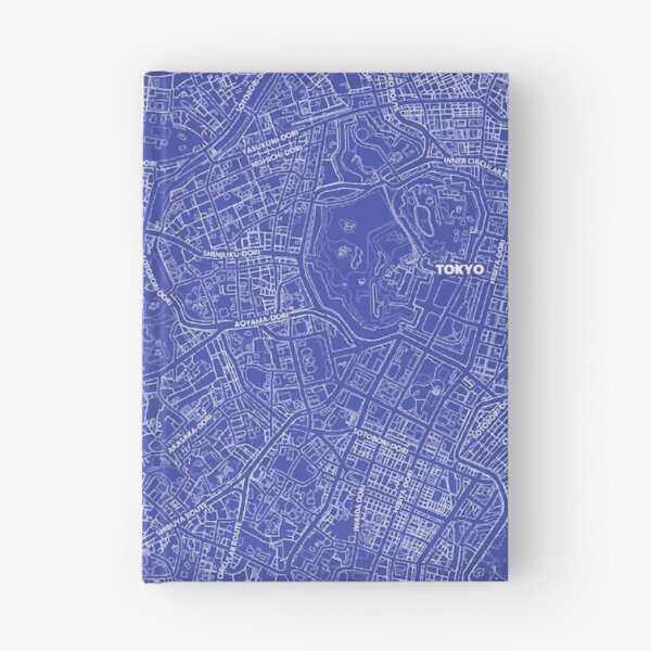 Item preview, Blueprint Map of Tokyo designed and sold by Henrik Gulliksen Schüller.