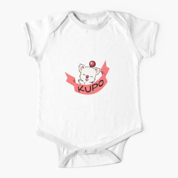 Moogle Final Fantasy Short Sleeve Baby One-Piece