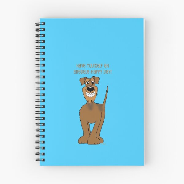 Item preview, Have yourself an Airedale happy day designed and sold by LivHana.