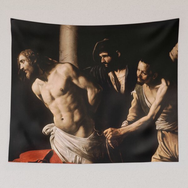 Item preview, Christ at the Column by Caravaggio (1607) designed and sold by allhistory.