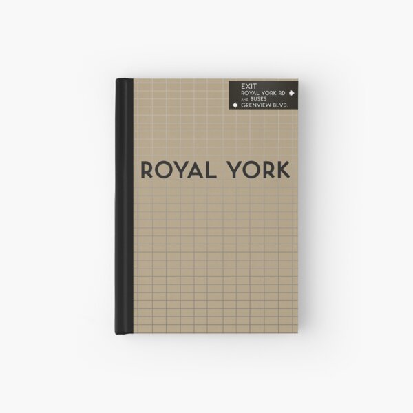 ROYAL YORK Subway Station Hardcover Journal