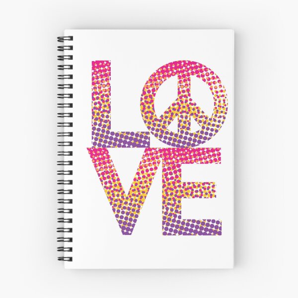 Item preview, LOVE Peace Color Halftone designed and sold by Lisann.