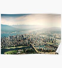 Vancouver (Aerial View) Poster