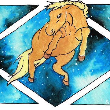 Aperçu de l'œuvre Fenêtre sur la gravitation (Cheval) de ScotisFr