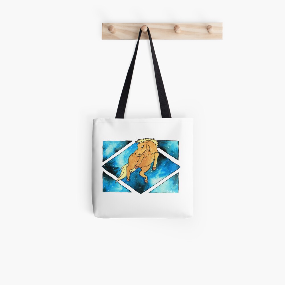 Tote bag « Fenêtre sur la gravitation (Cheval)»
