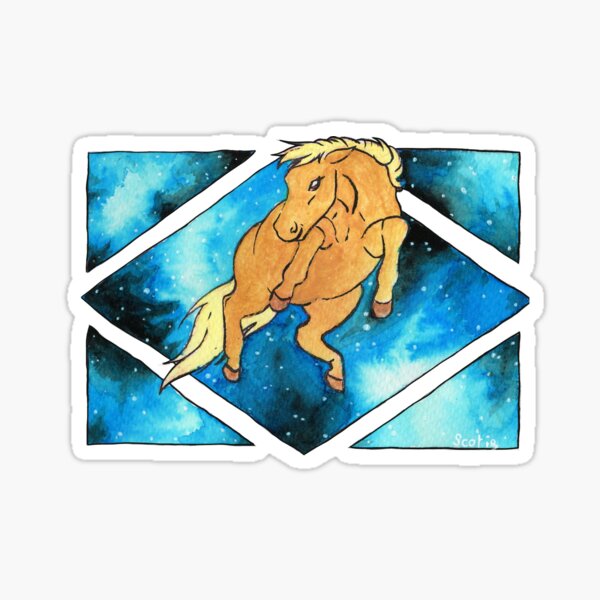 Aperçu de l'œuvre Fenêtre sur la gravitation (Cheval) créée et vendue par ScotisFr.