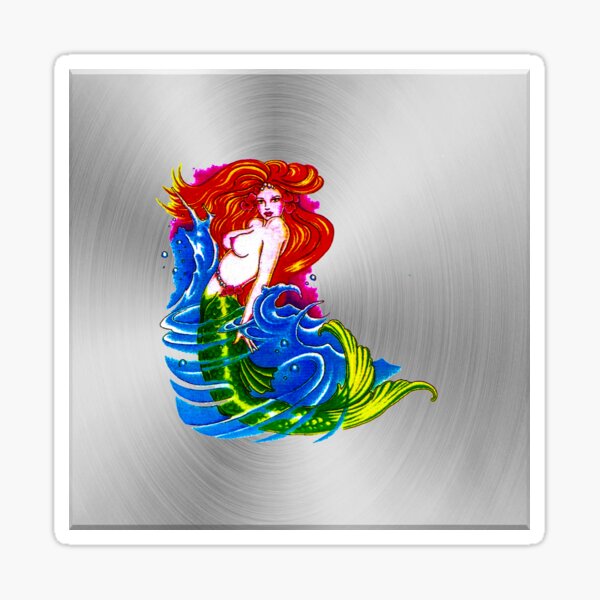 Item preview, fwc 0286 tatoo  Angel woman sea designed and sold by fred chiea.