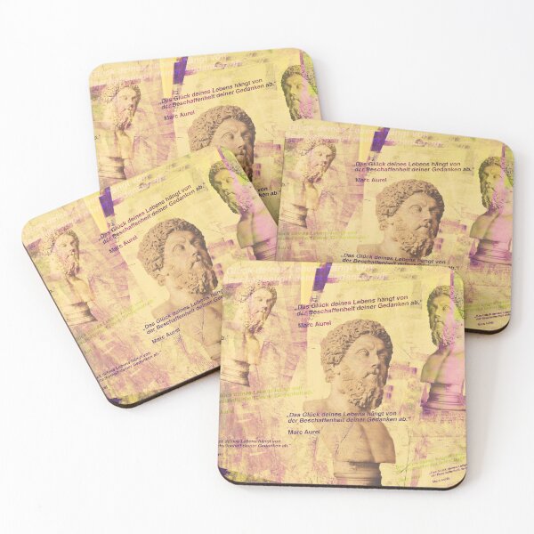 Item preview, Marc Aurel quote, the happiness of your life designed and sold by Mauswohn.