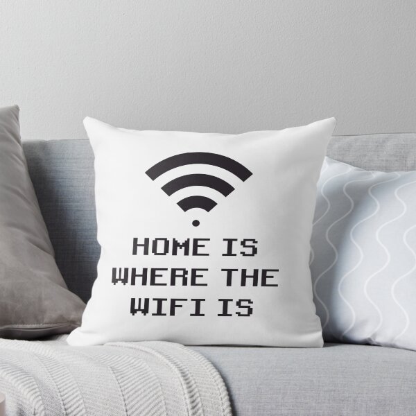 Item preview, HOME IS WHERE THE WIFI IS designed and sold by alessiom.
