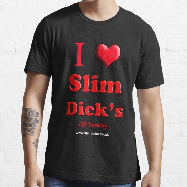 Slim Dicks Life Drawing Merchandise Essential T-Shirt