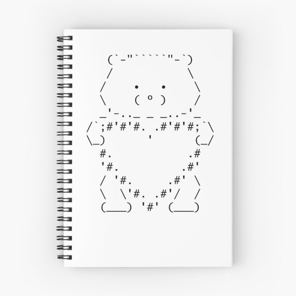 Item preview, ASCII Bear & Heart designed and sold by TinyStarCluster.