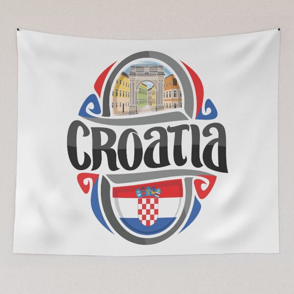 Aperçu de l'œuvre La Croatie La Croatie m'a élevé créée et vendue par ProjectX23.