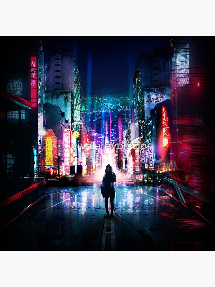 Discover Tokyo Cyberpunk Japan Premium Matte Vertical Poster