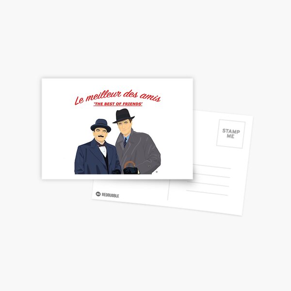 Item preview, The best of friends - Poirot & Hastings designed and sold by WayneBrant.