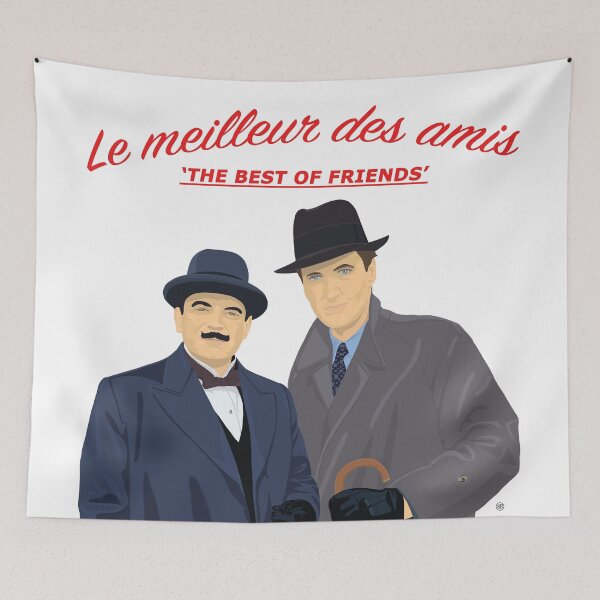 Aperçu de l'œuvre Le meilleur des amis - Poirot & Hastings créée et vendue par WayneBrant.