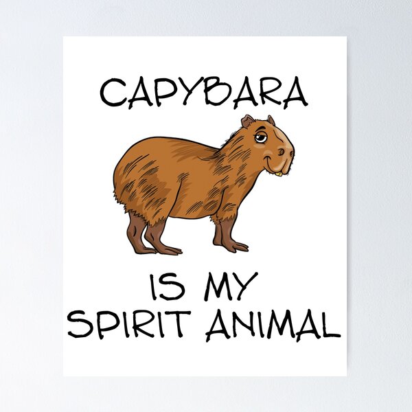Item preview, Capybara Is My Spirit Animal Unisex T-Shirt designed and sold by Whynot123.