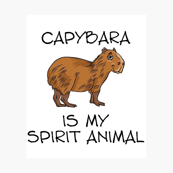 Item preview, Camiseta Unisex Animal de Capybara Is My Spirit designed and sold by Whynot123.