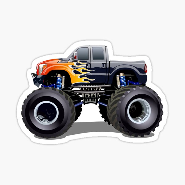 Monster Truck Stickers Truck Car Stickers Car Stickers - Temu