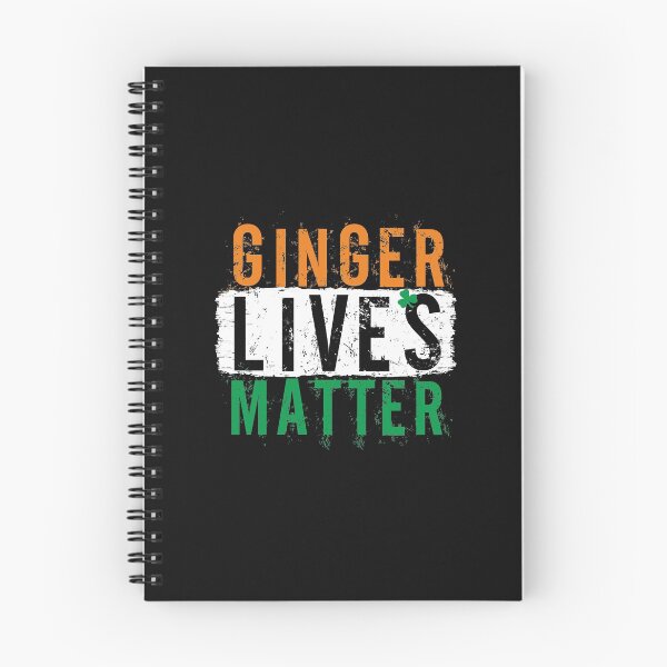 Item preview, Ginger Lives Matter Funny Irish St Patricks Day Humor Gift for Redhead vintage grunge red hair joke quote  designed and sold by alenaz.