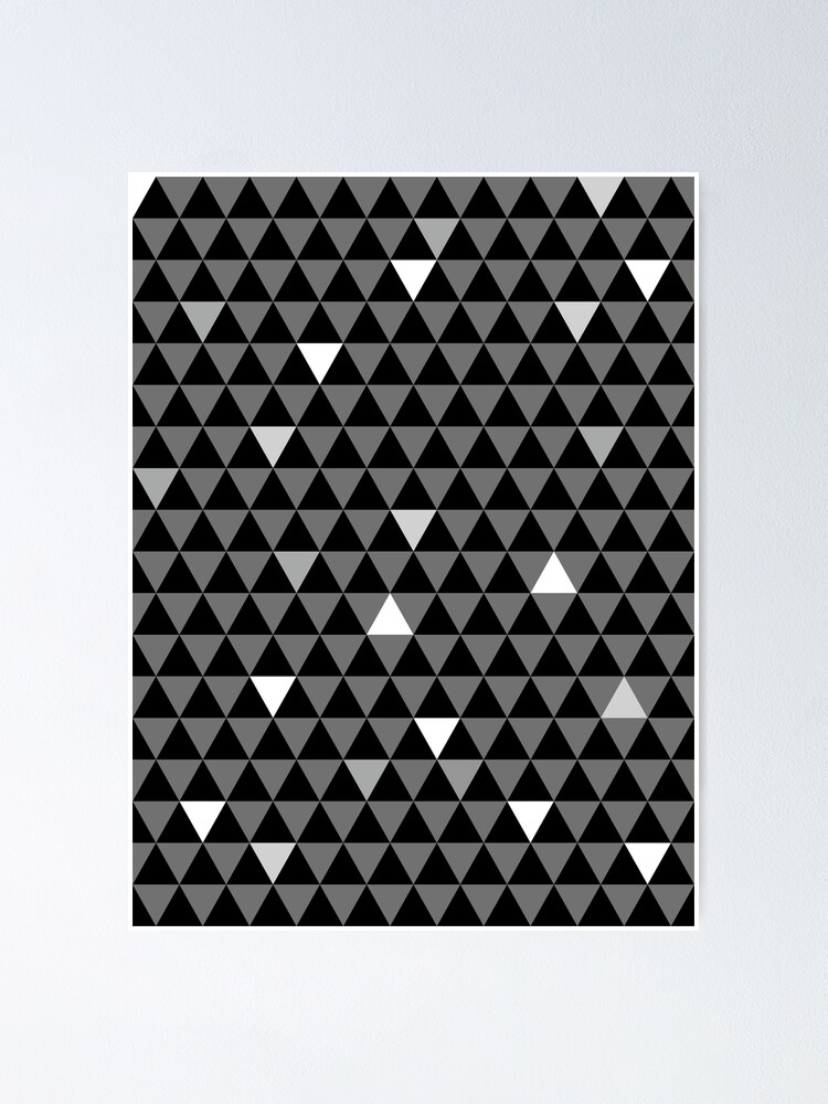 Thumbnail 1 of 3, Poster, Abstract Geometric Triangle designed and sold by Julia2Julia.