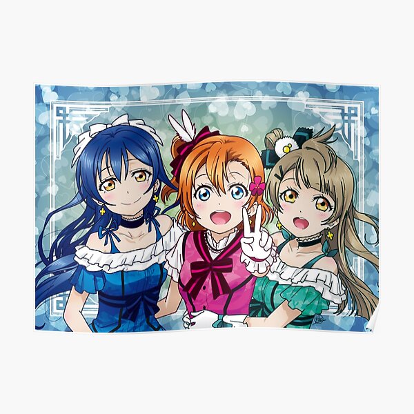 Póster Honoka Umi Y Kotori Edición Del Camuflaje De Kira Kira Sensation De Alphavirginis 1623