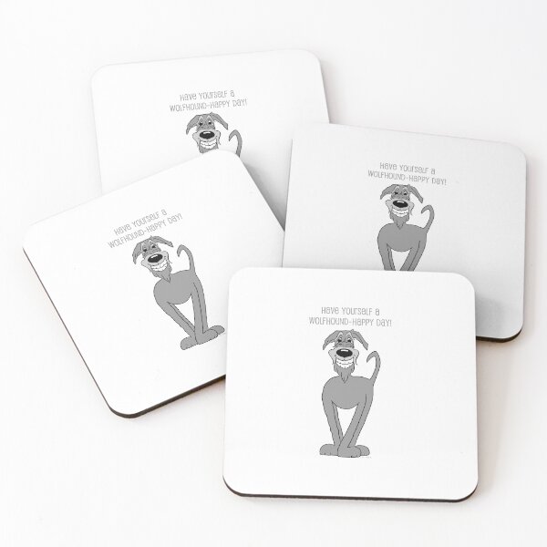Item preview, Have yourself an Irish Wolfhound happy day designed and sold by LivHana.